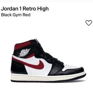 Jordan 1 Reto High Gym Red M 7.5 / W 9